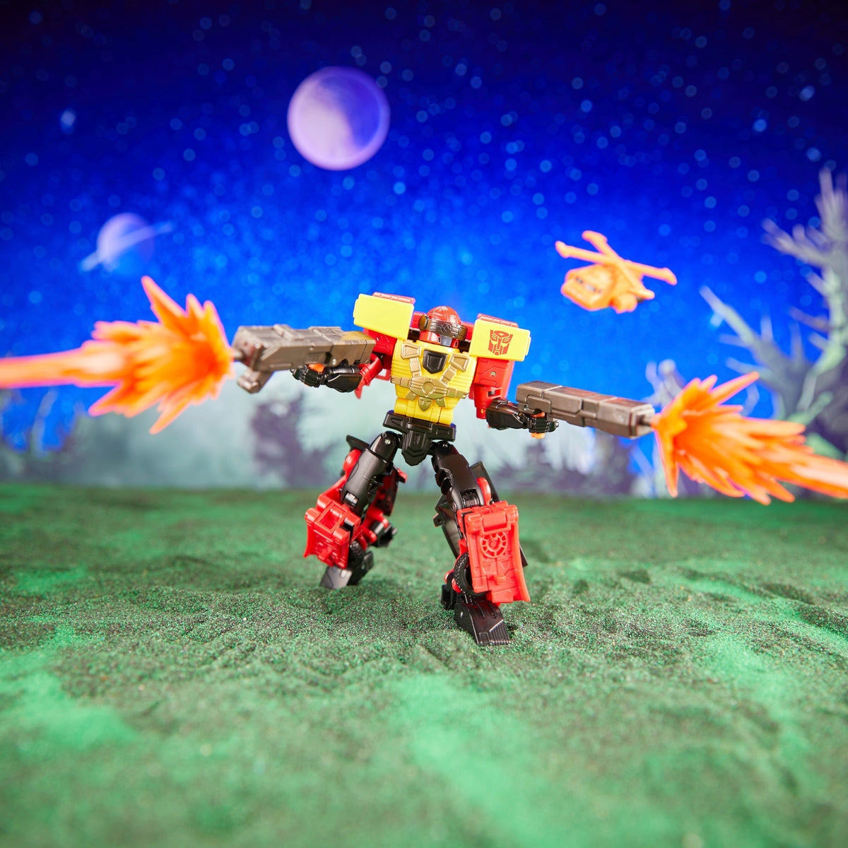 Transformers Generations Legacy Evolution Armada Universe Powerlinx Hot Shot and Jolt SDCC Exclusive Action Figure product