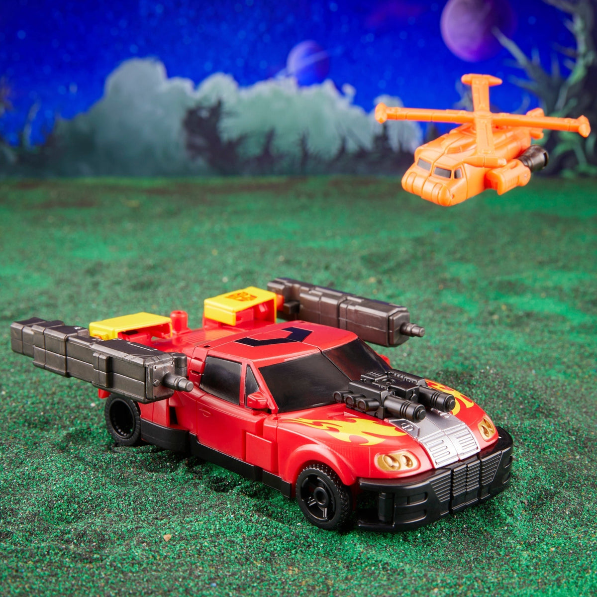 Transformers Generations Legacy Evolution Armada Universe Powerlinx Hot Shot and Jolt SDCC Exclusive Action Figure product