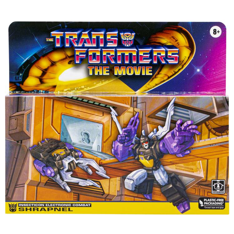 Transformers The Movie Retro Insecticon Electronic Combat Shrapnel Action Figure product image 3, provided for visual