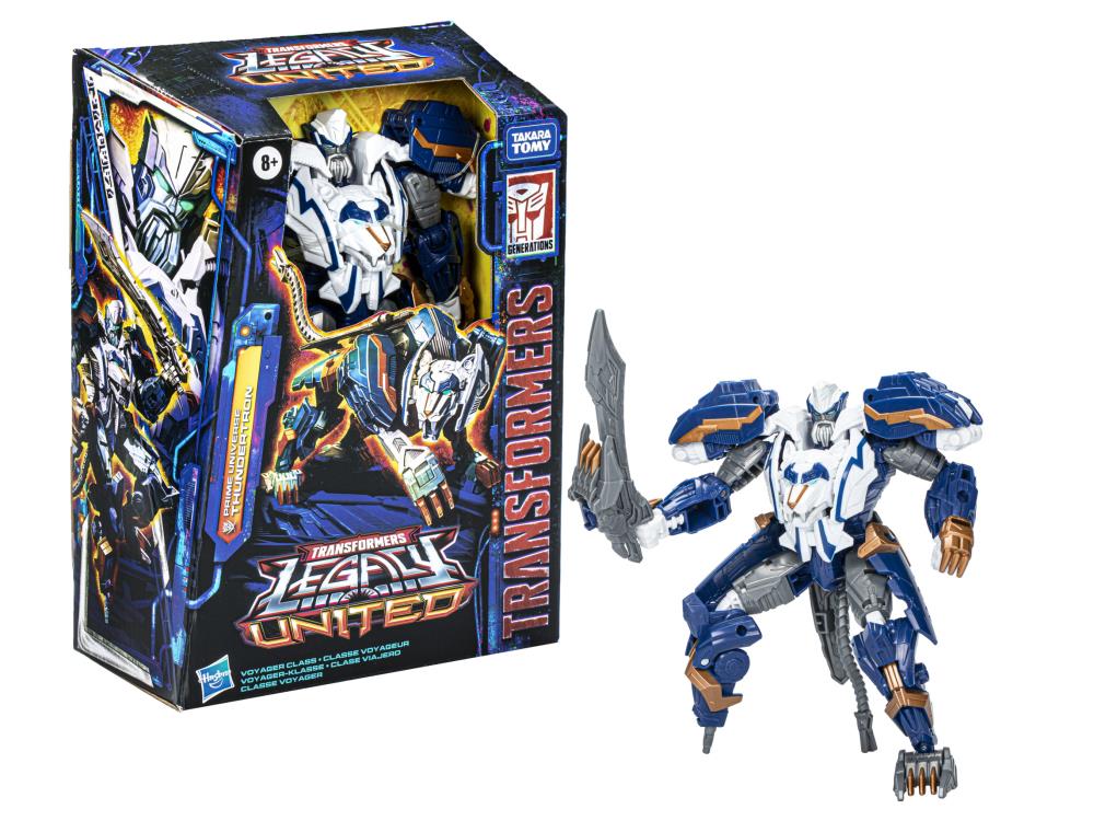 Transformers Generations Legacy United Voyager Class Prime Universe Thundertron Action Figure product image 12, provided for