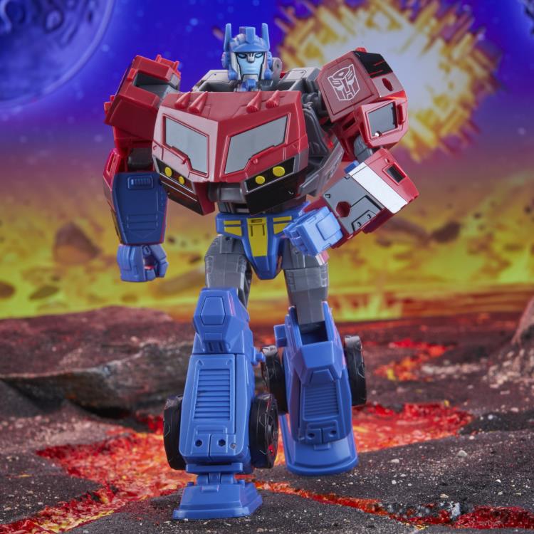 Transformers Generations Legacy United Voyager Class Animated Universe Optimus Prime Action Figure product image 2, provided