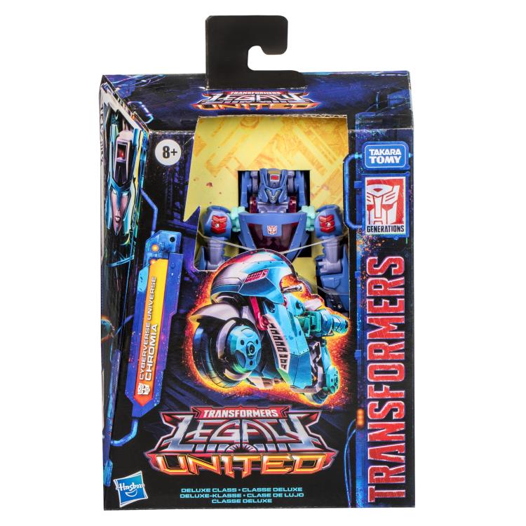 Transformers Generations Legacy United Deluxe Class Cyberverse Universe Chromia Action Figure product image 8, provided for