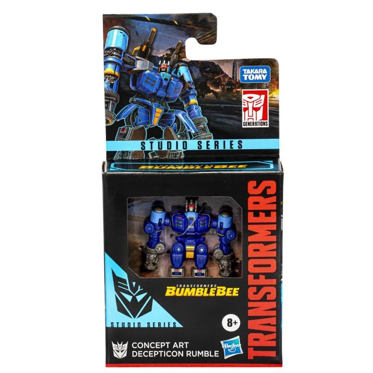 Transformers Studio Series Core Concept Art Decepticon Rumble (Blue) Action Figure product image 3, provided for visual