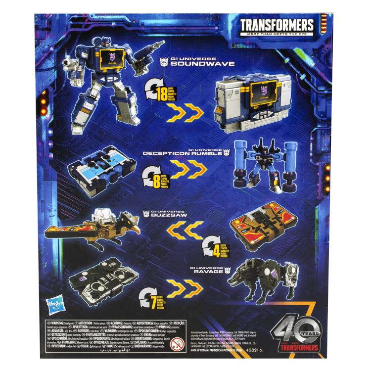 Transformers Generations Legacy United Leader Class G1 Universe Soundwave Action Figure product image 4, provided for visual