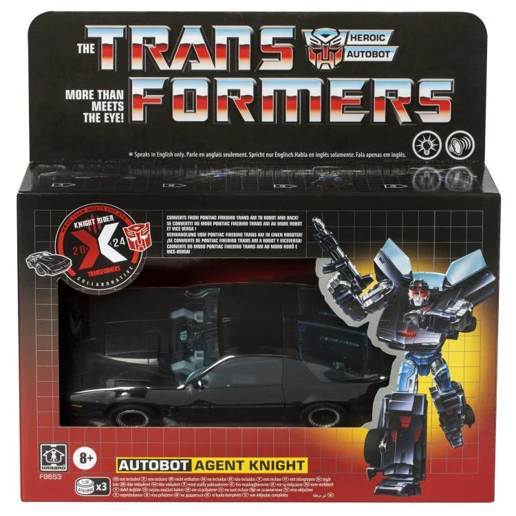 Transformers x Knight Rider Collaborative Autobot Agent Knight Action Figure product image 3, provided for visual reference