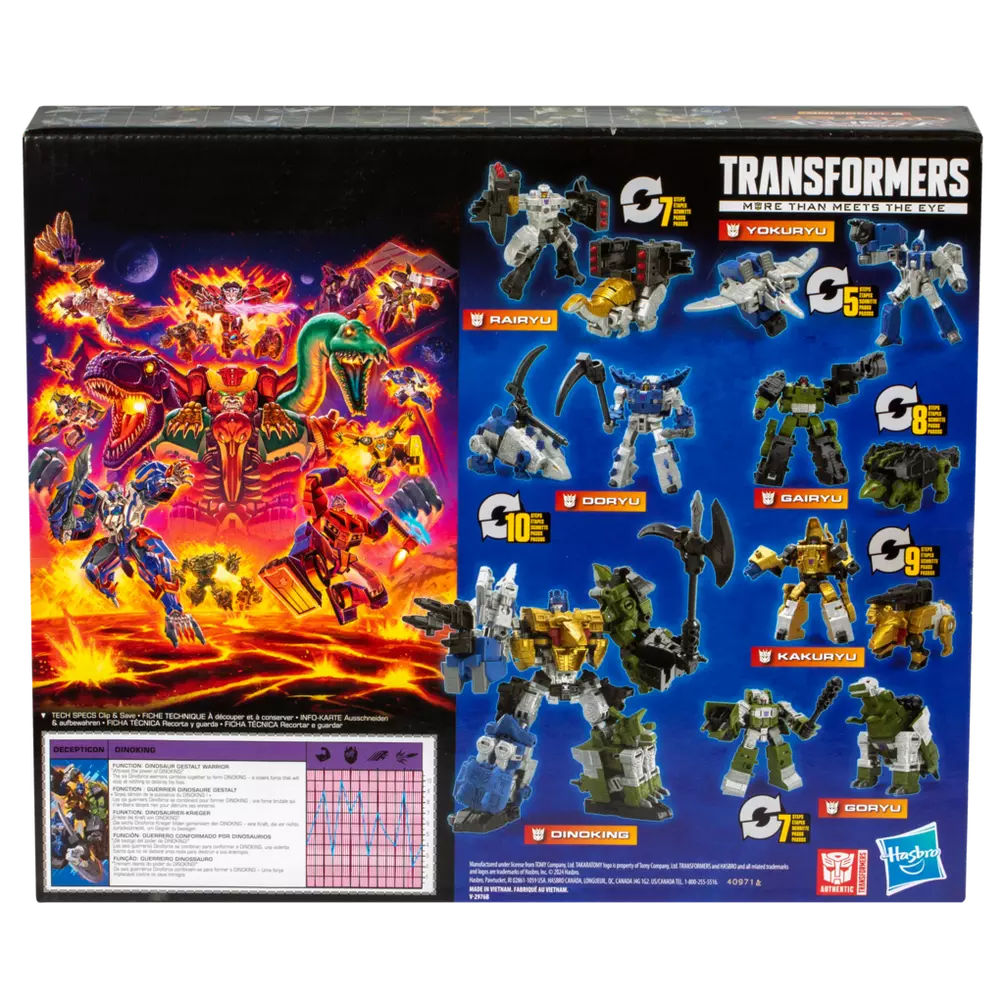 Transformers Legacy United Dinobot Dinoking Exclusive Multipack Action Figure product image 5, provided for visual reference