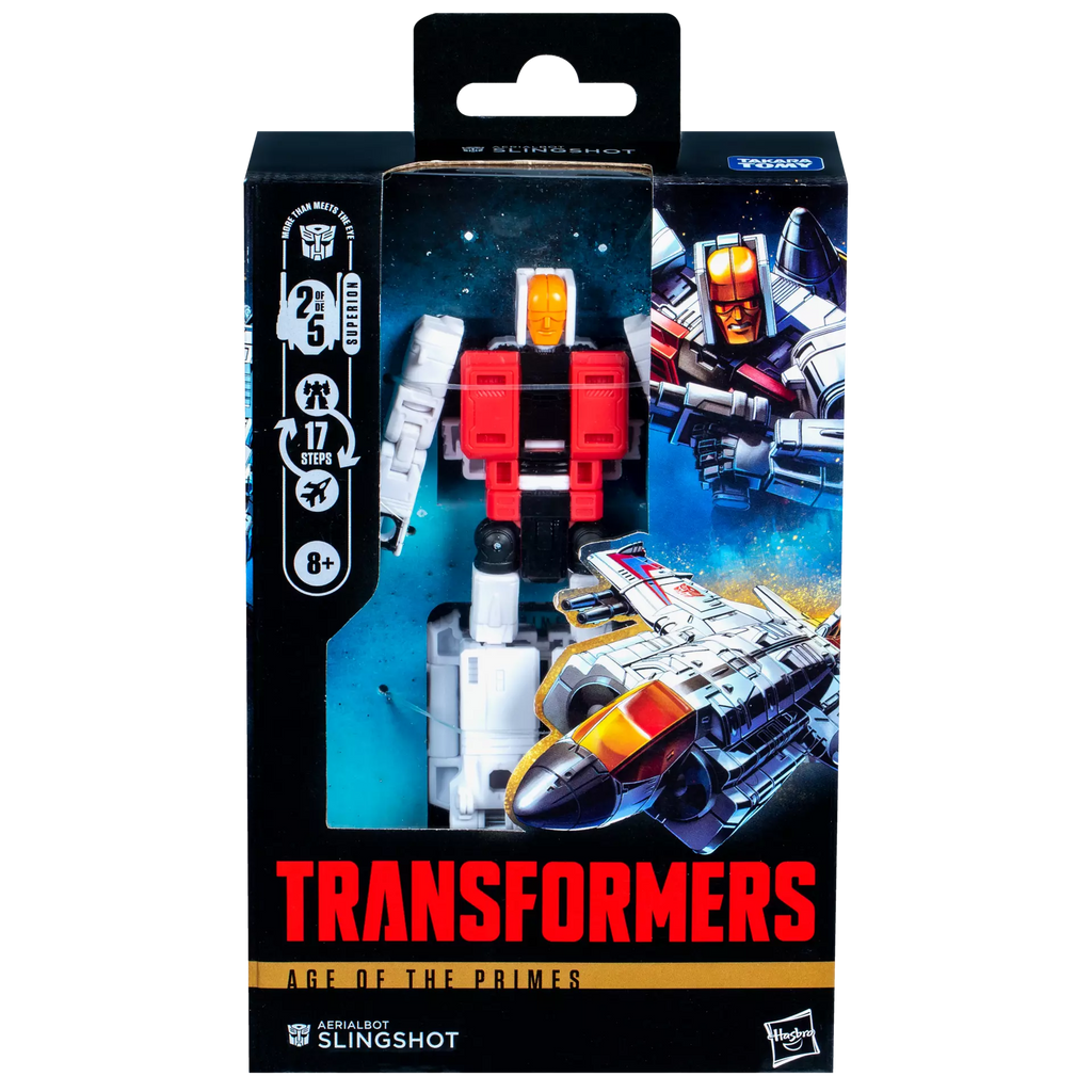Transformers Age of the Primes Deluxe Class Aerialbot Slingshot Action Figure product image 3, provided for visual reference