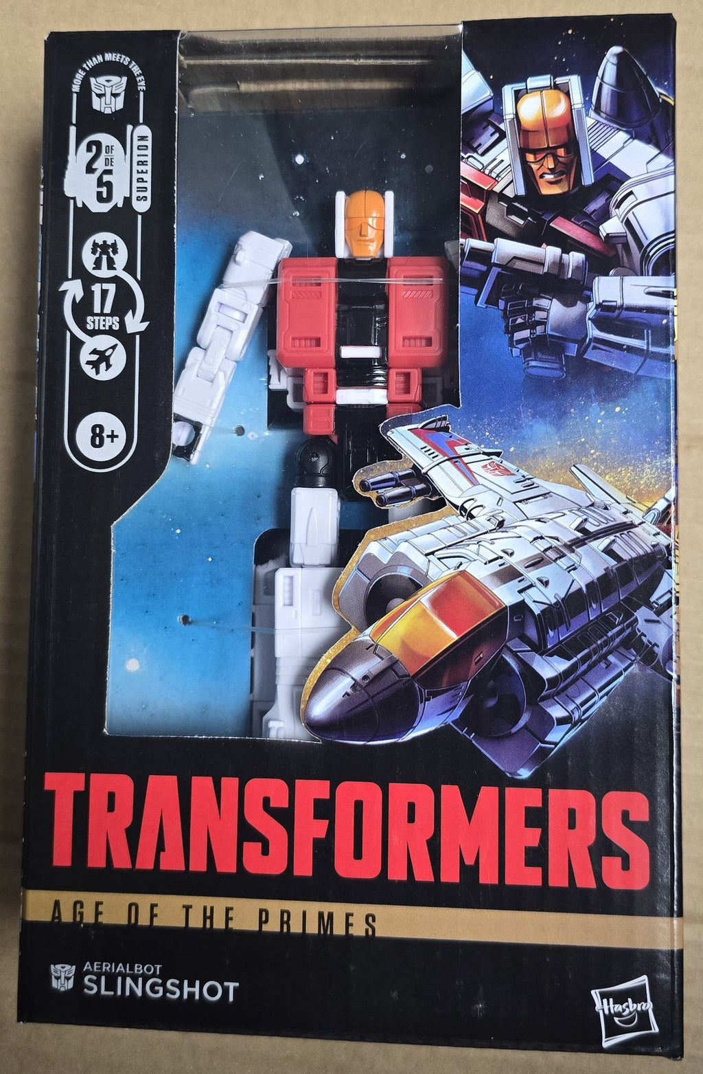Transformers Age of the Primes Deluxe Class Aerialbot Slingshot Action Figure product image 4, provided for visual reference