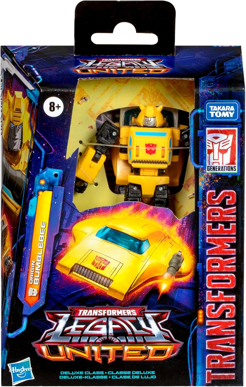 Transformers Generations Legacy United Deluxe Class Origin Bumblebee Action Figure product image 6, provided for visual