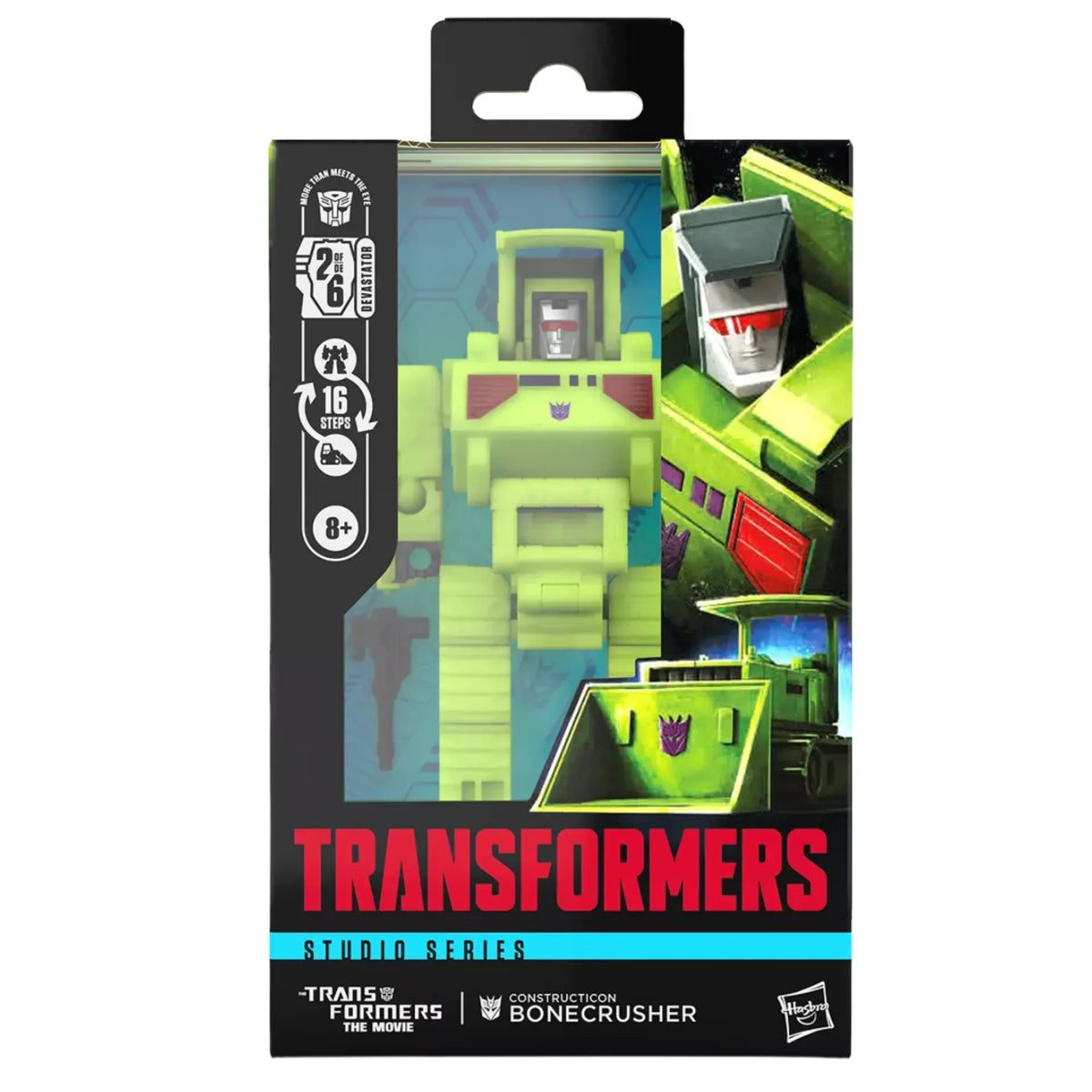Transformers Studio Series 86 Deluxe Constructicon Bonecrusher Action Figure product image 5, provided for visual reference