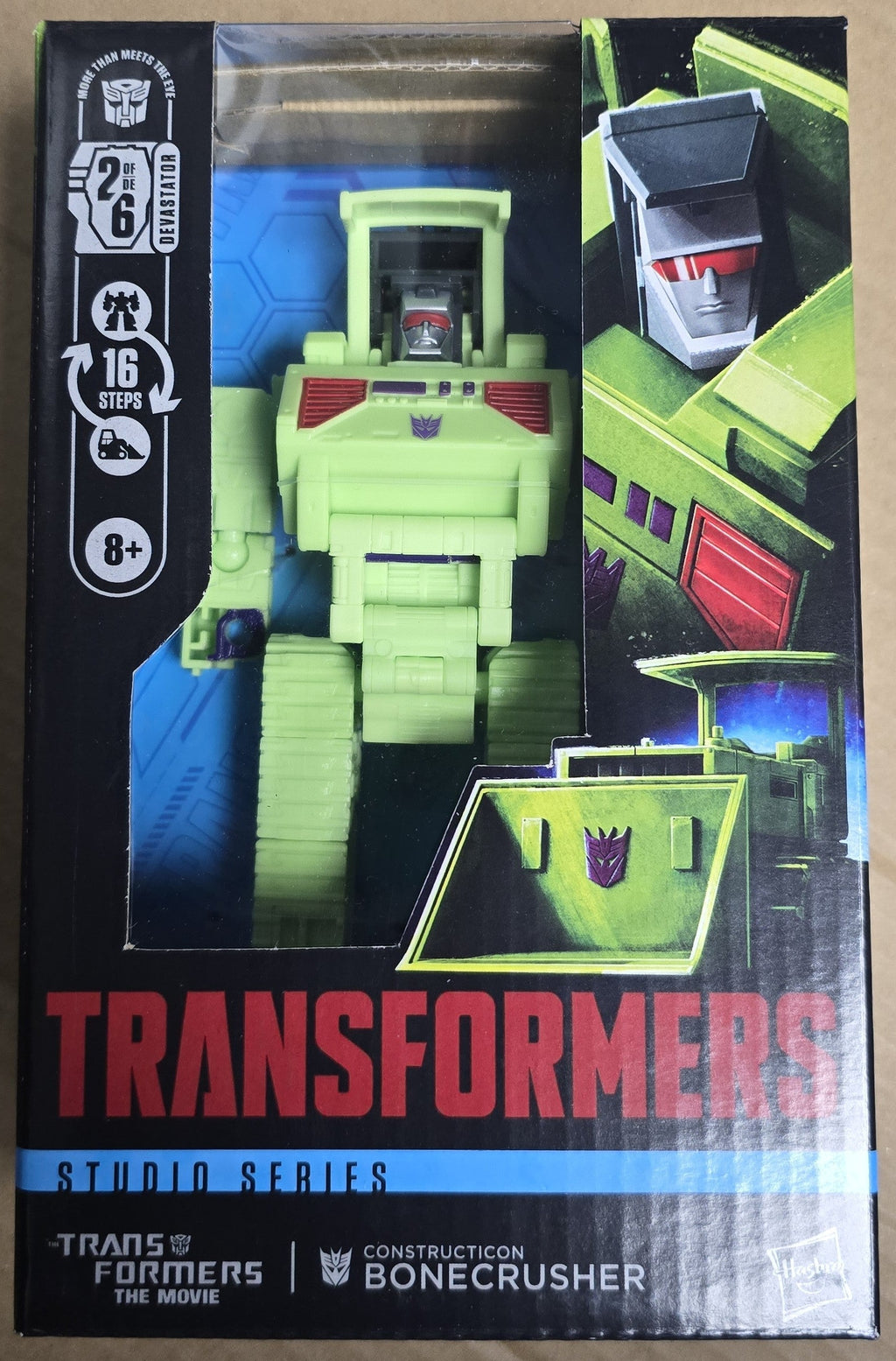 Transformers Studio Series 86 Deluxe Constructicon Bonecrusher Action Figure product image 4, provided for visual reference