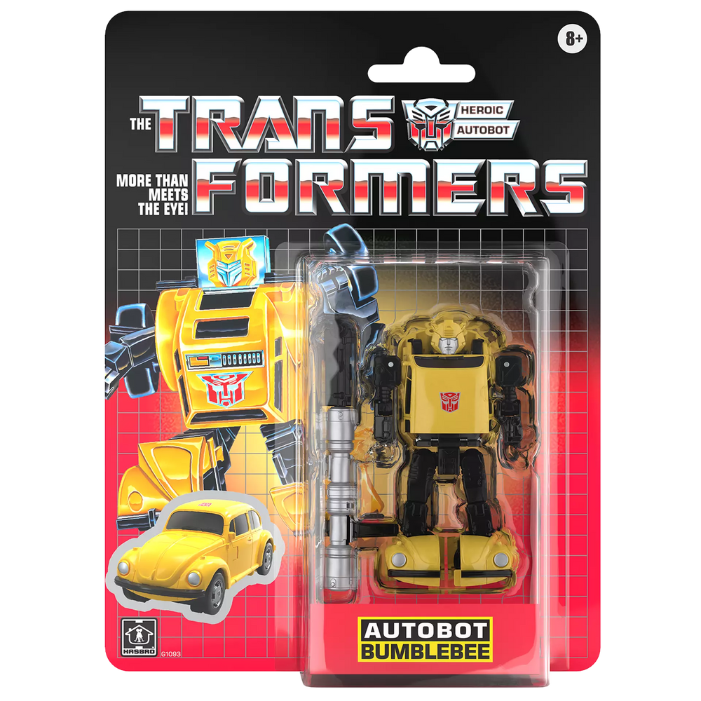 Transformers G1 Retro Carded Autobot Bumblebee Action Figure