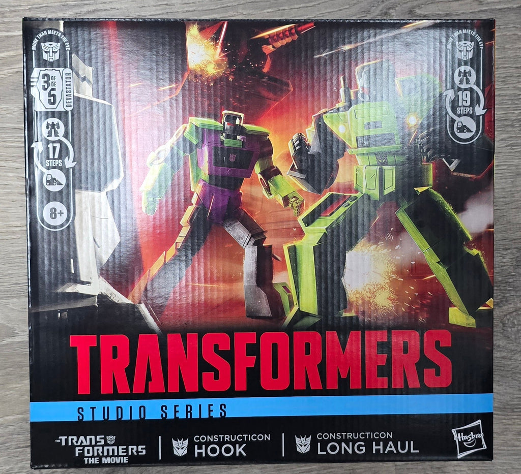 Transformers Studio Series 86 Commander Constructicon Long Haul and Hook 2 Pack Action Figure product image 4, provided for