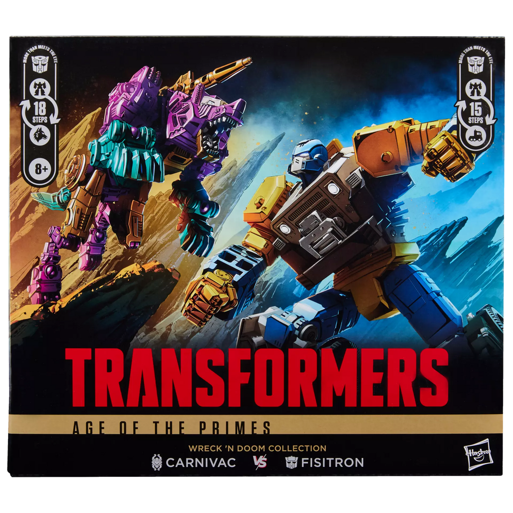 Transformers Age of the Primes Wreck 'N Doom Carnivac and Fisitron 2-Pack Action Figure product image 11, provided for