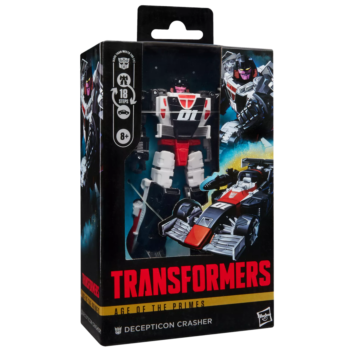 Transformers Age of the Primes Deluxe Class Decepticon Crasher Action Figure product image 9, provided for visual reference