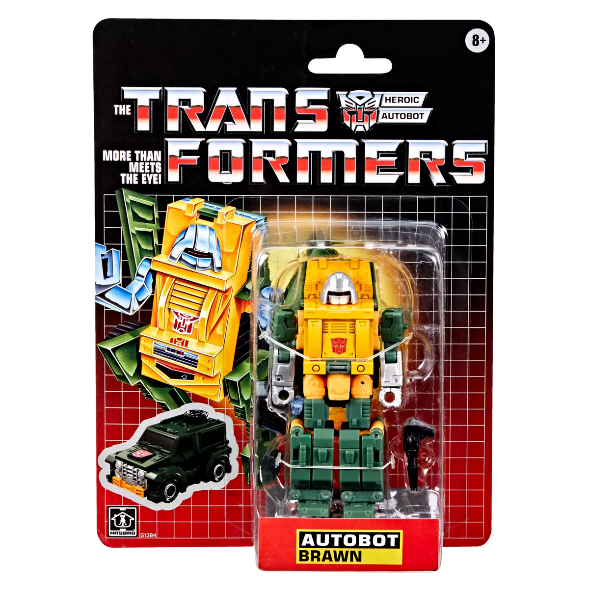 Transformers G1 Retro Carded Autobot Brawn Action Figure product image 11, provided for visual reference and product detail