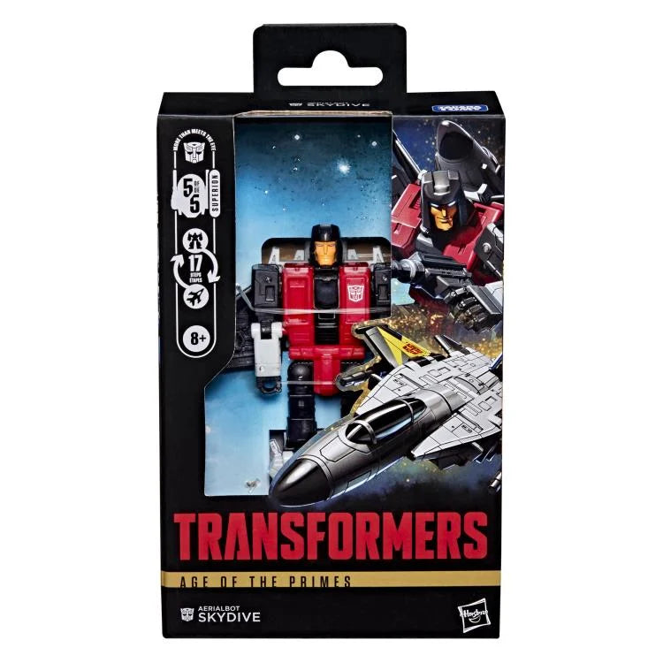 Transformers Generations Age of the Primes Deluxe Class Aerialbot Skydive Action Figure product image 3, provided for visual