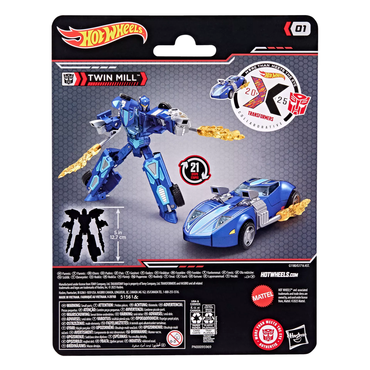 Transformers Collaborative Hot Wheels Twin Mill Action Figure product image 9, provided for visual reference and product