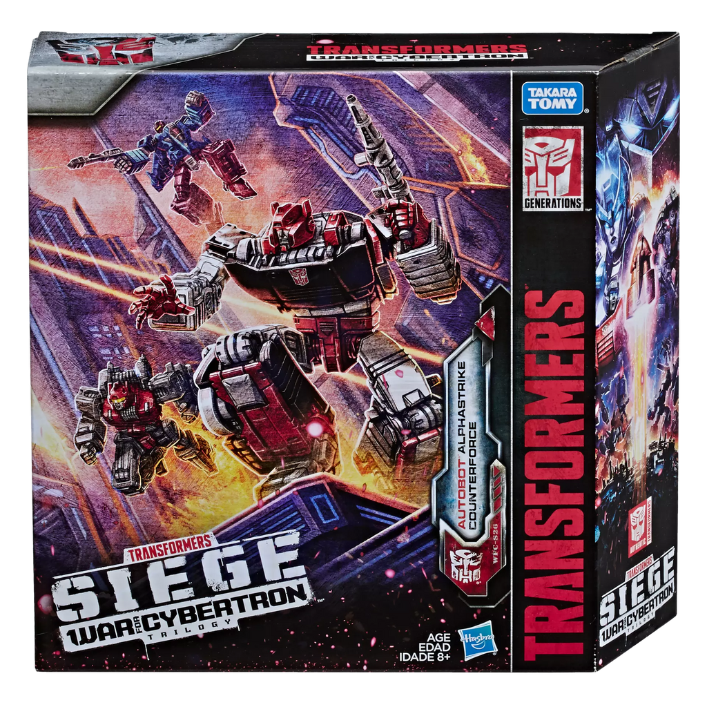 Transformers Generations War for Cybertron Siege Deluxe Autobot Alphastrike Counterforce 3 Pack (Slamdance, Trenchfoot,