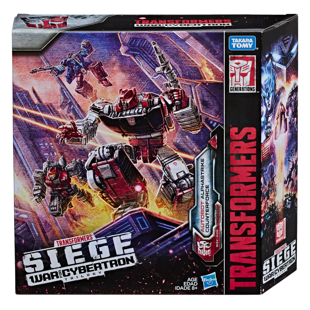 Transformers Generations War for Cybertron Siege Deluxe Autobot Alphastrike Counterforce 3 Pack (Slamdance, Trenchfoot,