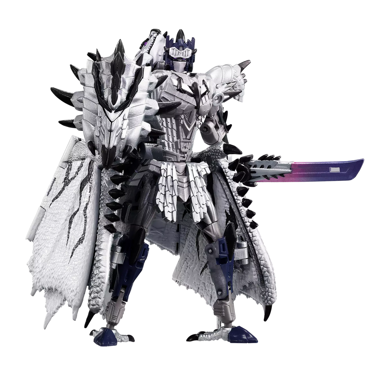Transformers Synergenex Silver Rathalos Prime Monster Hunter Action Figure product image 3, provided for visual reference