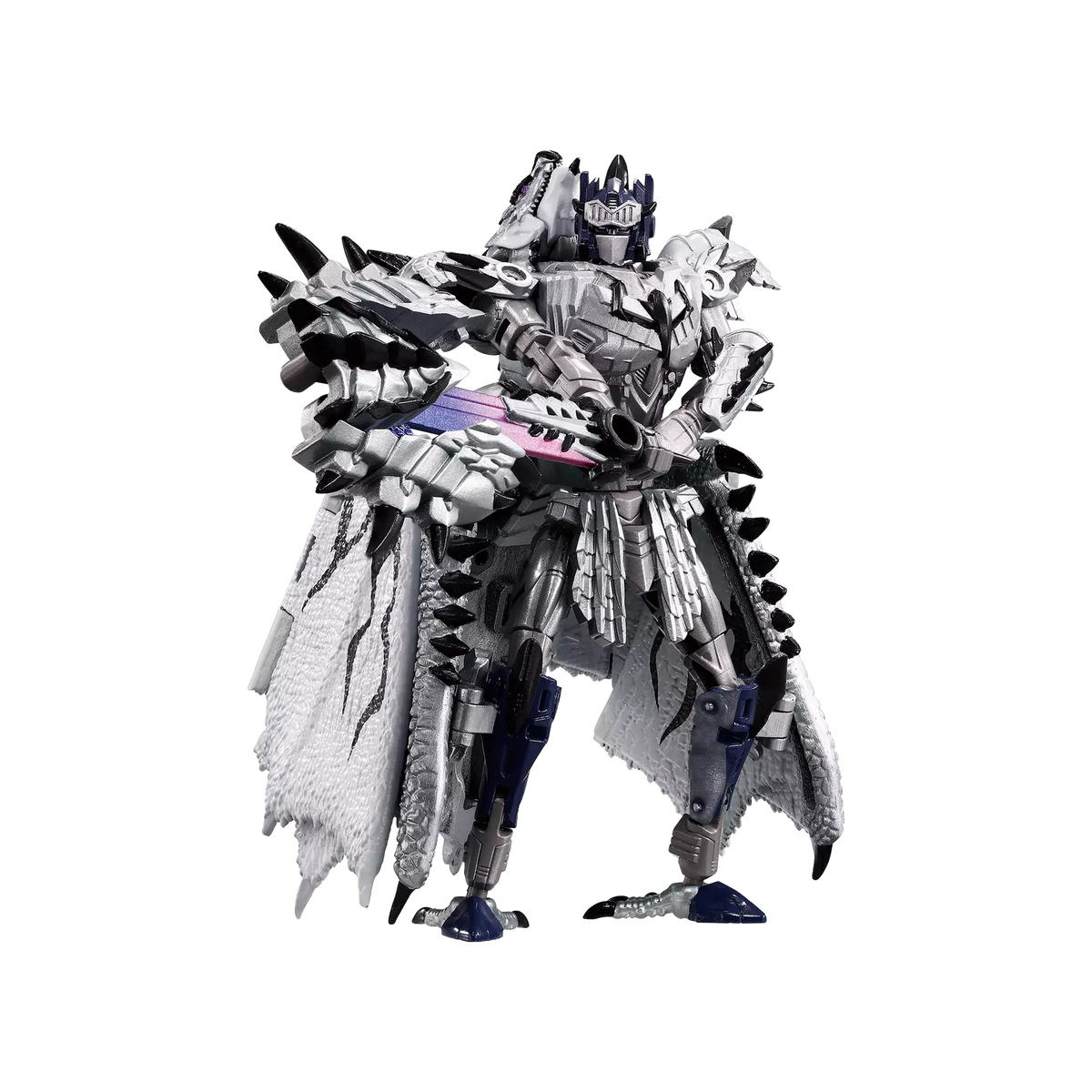 Transformers Synergenex Silver Rathalos Prime Monster Hunter Action Figure product image 2, provided for visual reference