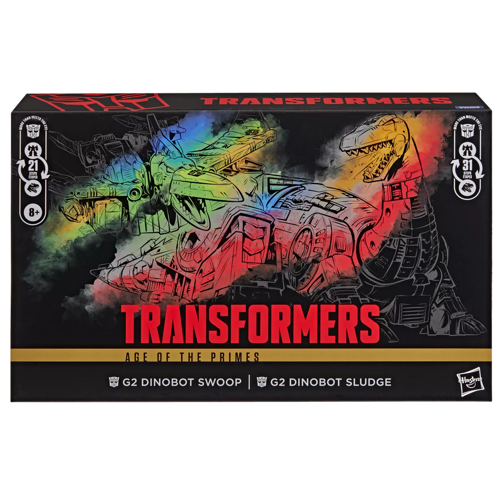 Transformers Age of the Primes Leader Class G2 Dinobot Swoop & G2 Dinobot Sludge 2 Pack Action Figure product image 3,