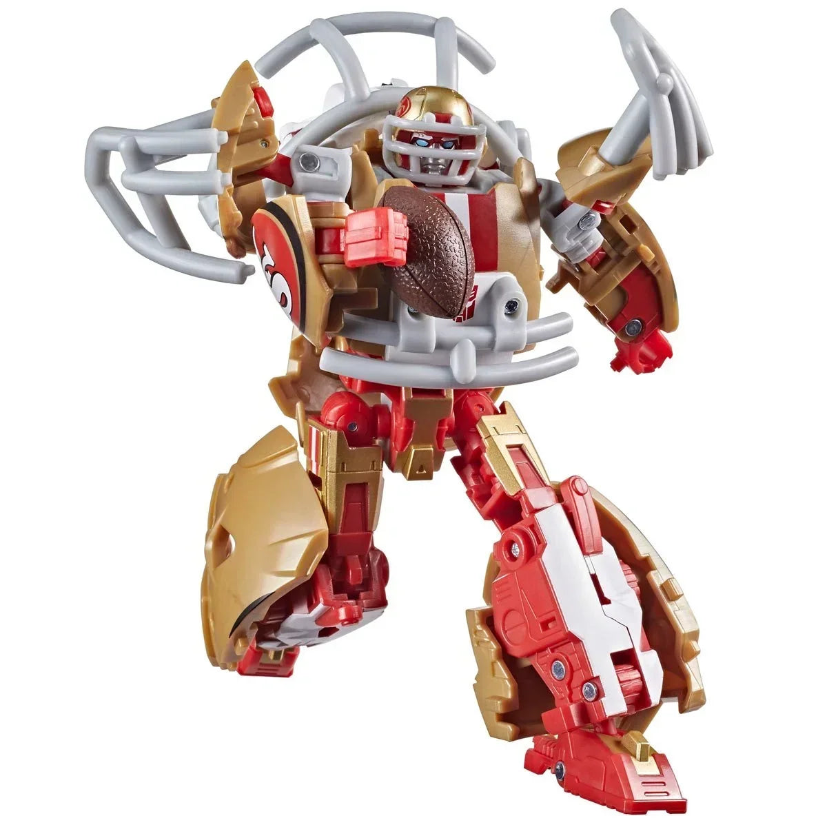 Hasbro Transformers Collaborative x NFL San Francisco 49ers Goldrush Action Figure product image 1, provided for visual