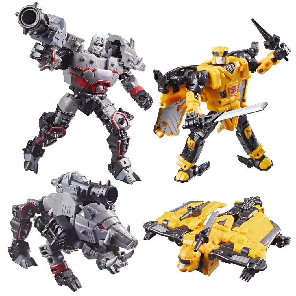 Transformers Timelines Comic Edition Bumblebee and Megatron Action Figure Exclusive product image 1, provided for visual