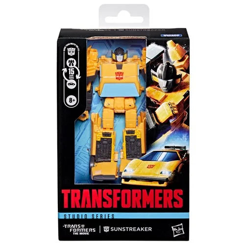 Transformers Studio Series 86 Deluxe Sunstreaker Action Figure product image 3, provided for visual reference and product