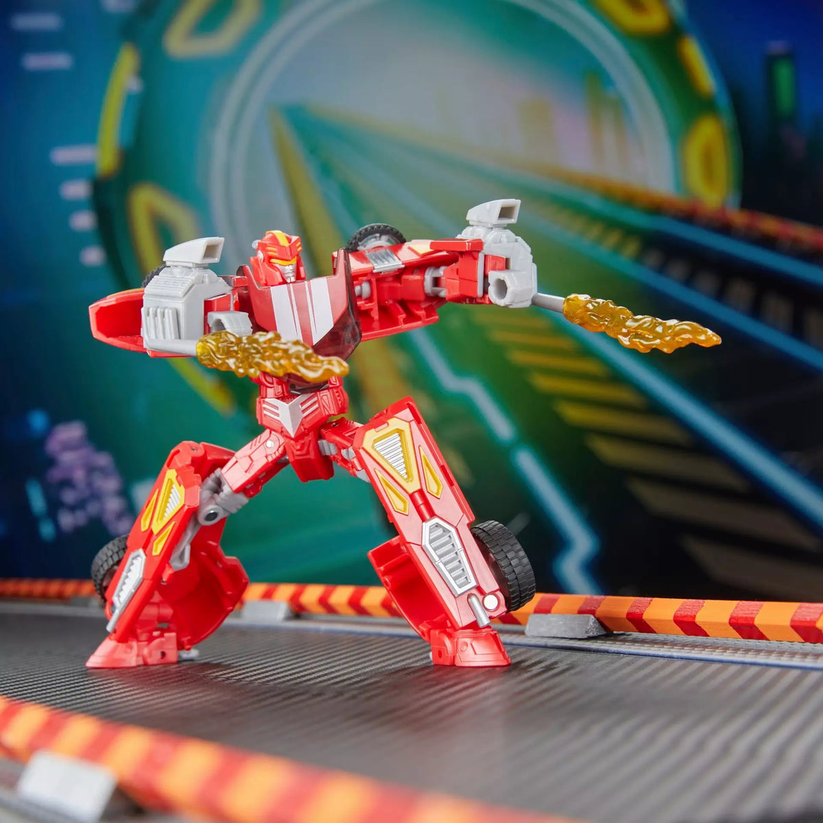 Transformers Collaborative Hot Wheels Twin Mill (Red) Action Figure product image 6, provided for visual reference and