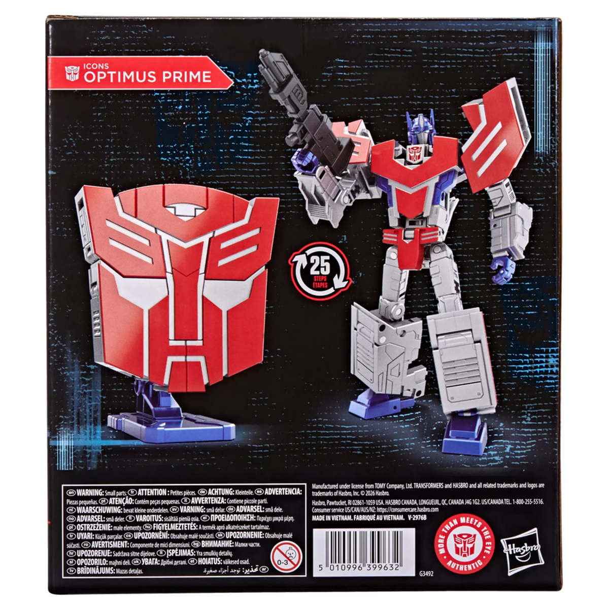 Transformers Voyager Class Icons Optimus Prime Action Figure product image 4, provided for visual reference and product