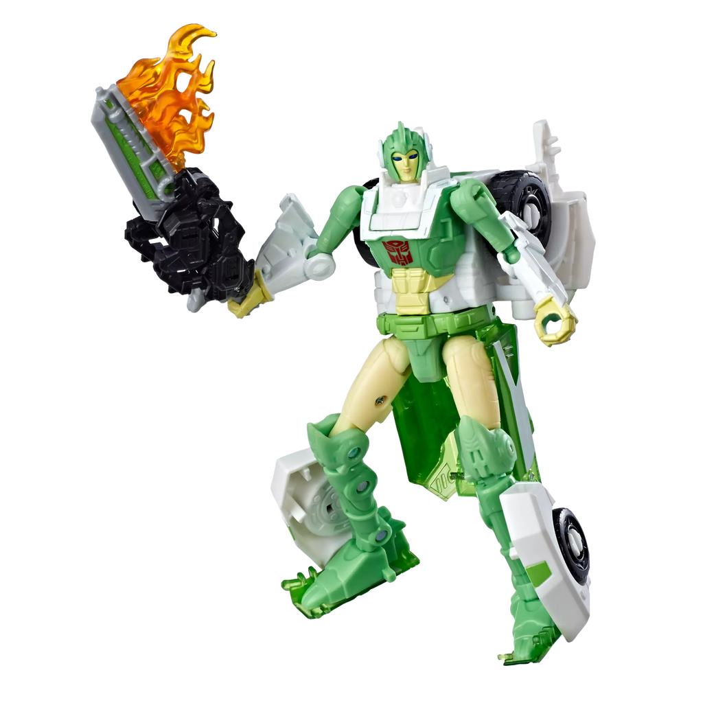 Transformers Generations War For Cybertron: Siege Deluxe Greenlight and Dazzlestrike Action Figure WFC-S15 product image 3,