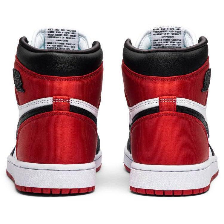 Nike Wmns Air Jordan 1 Retro High 'Satin Black Toe'. product image 4, provided for visual reference and product detail review
