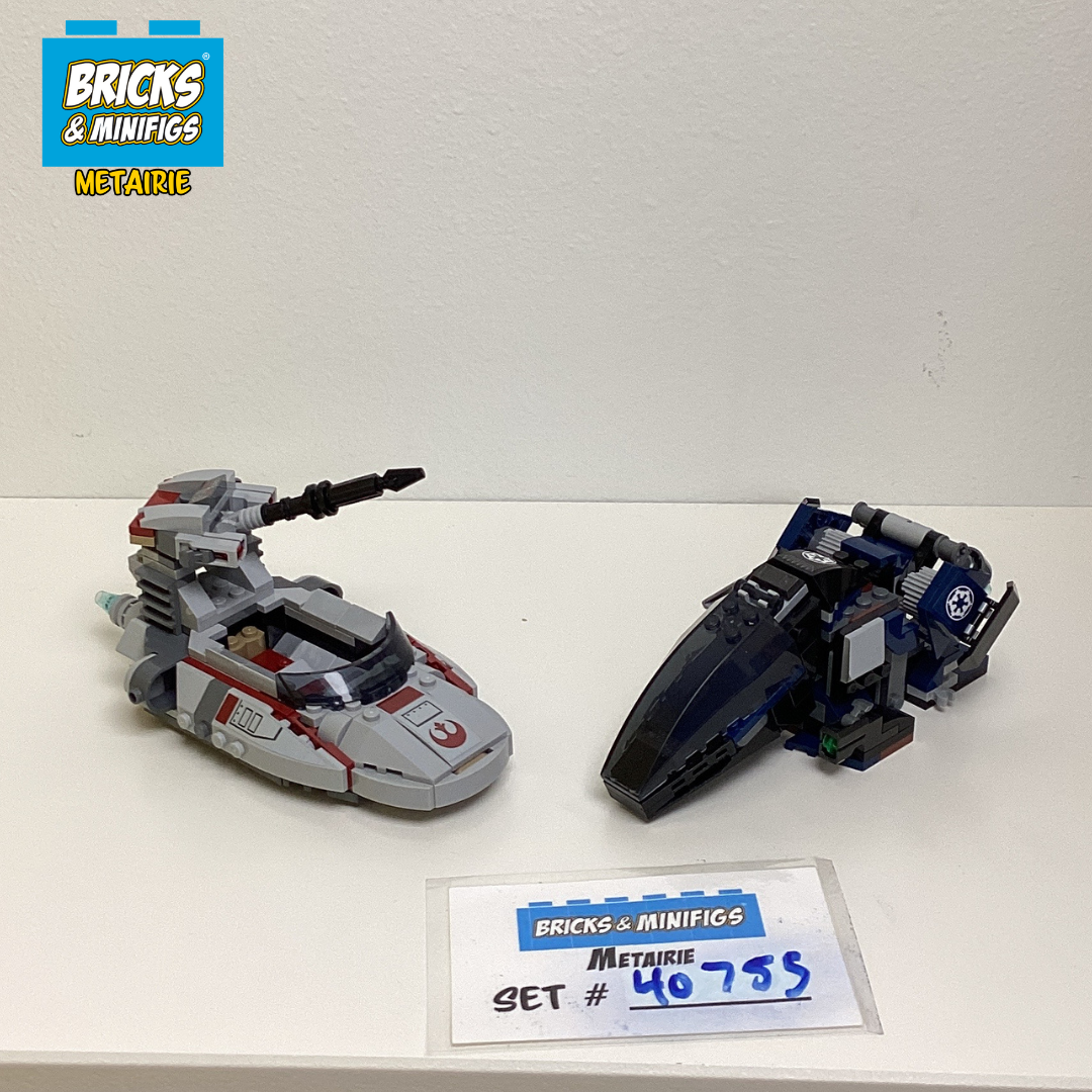 40755 Imperial Dropship vs. Rebel Scout Speeder (U2) product image 1, provided for visual reference and product detail review
