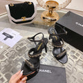 2023 catwalk style double C chain sandals -S40 product image 1, provided for visual reference and product detail review