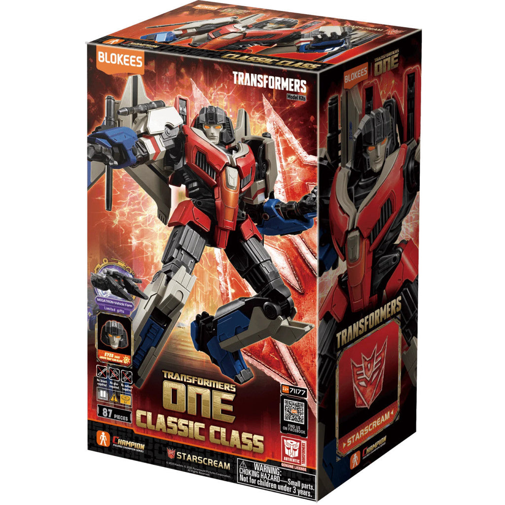 Blokees Transformers Classic Class #16 Starscream (Transformers One) Model Kit product image 5, provided for visual