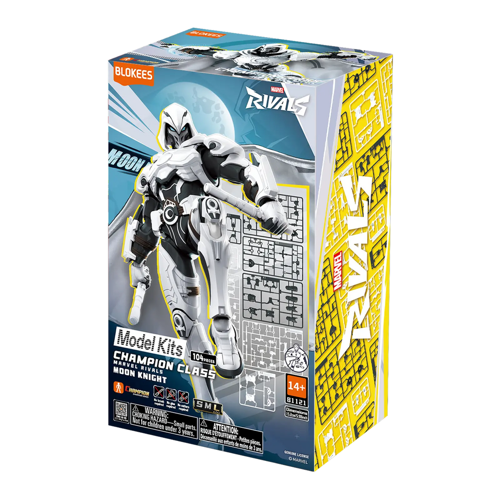 Marvel Rivals™ Champion Class 10 Moon Knight™ Model Kits | Blokees product image 6, provided for visual reference and