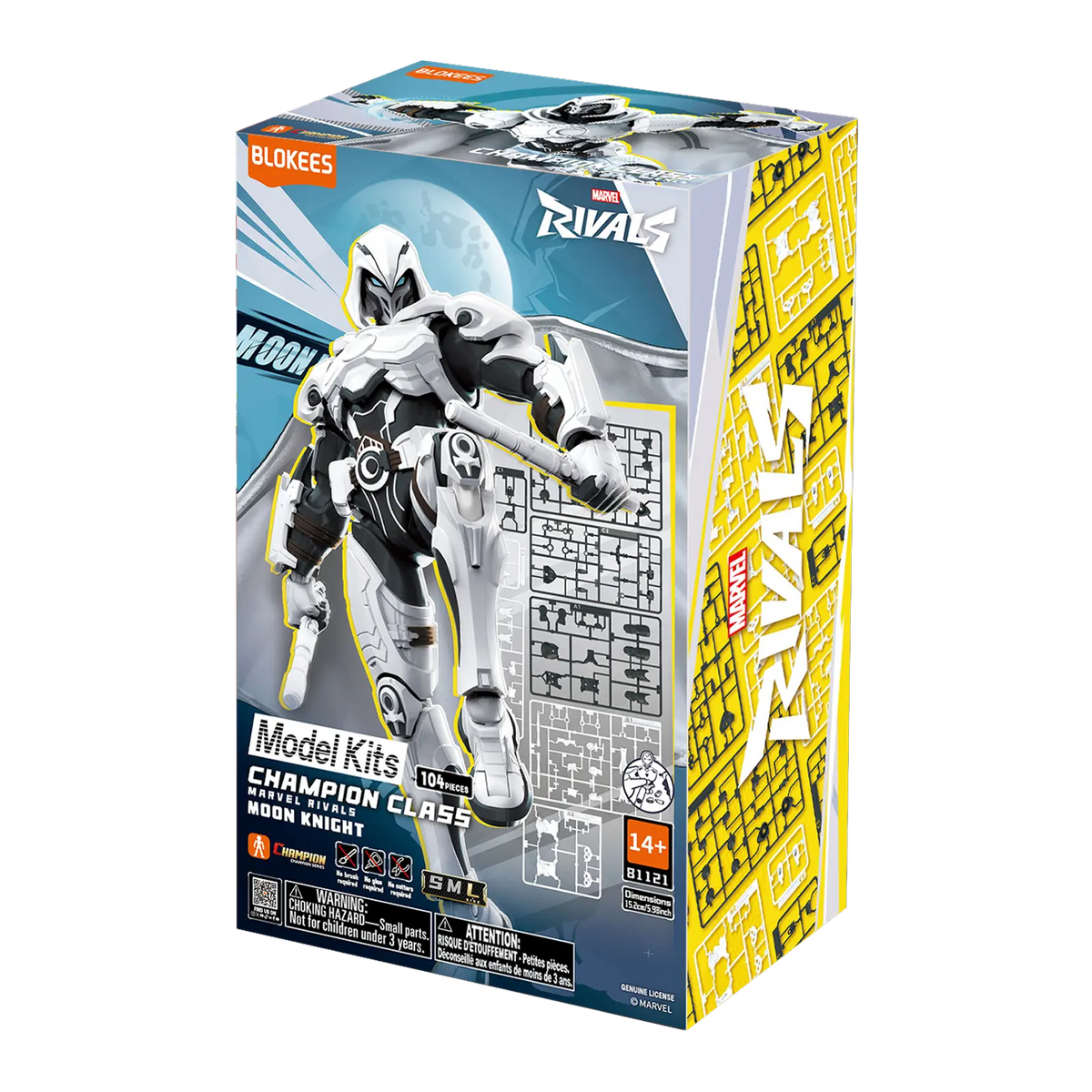Marvel Rivals™ Champion Class 10 Moon Knight™ Model Kits | Blokees product image 6, provided for visual reference and