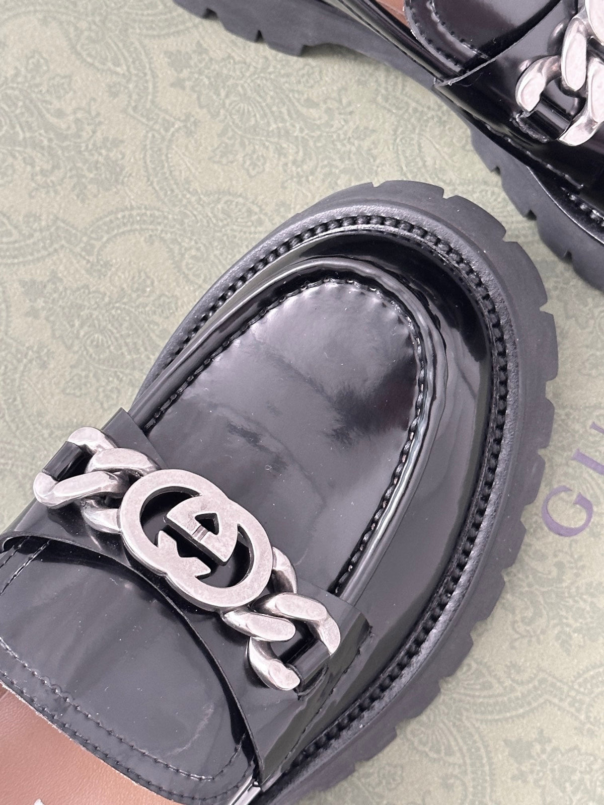 2023 GG Classic Double G Buckle Platform Loafers-S32 product image 5, provided for visual reference and product detail review