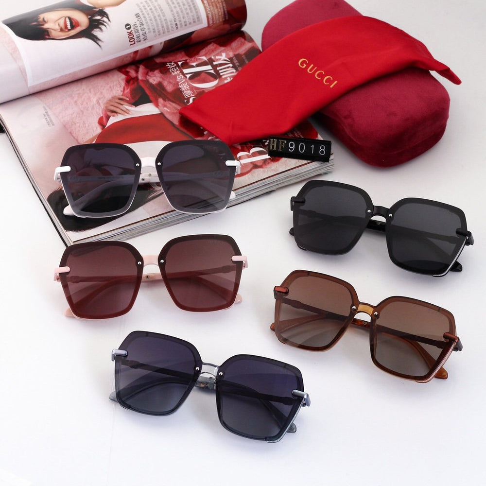 5 Colors Square Frame Sunglasses