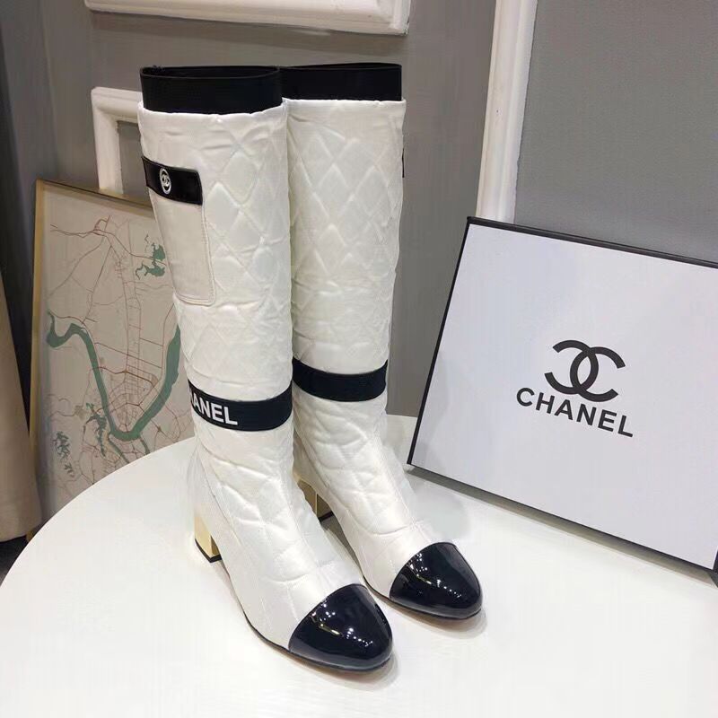 New Fashion Color matching diamond grid Long boots product image 5, provided for visual reference and product detail review