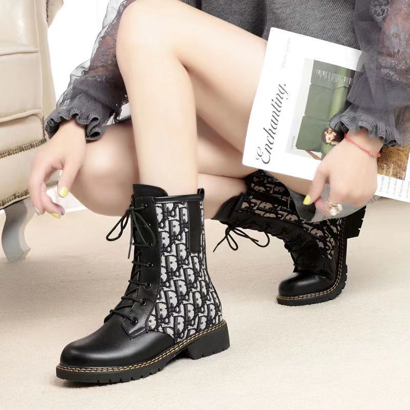 New Fashion Retro Plush Short Boots product image 9, provided for visual reference and product detail review