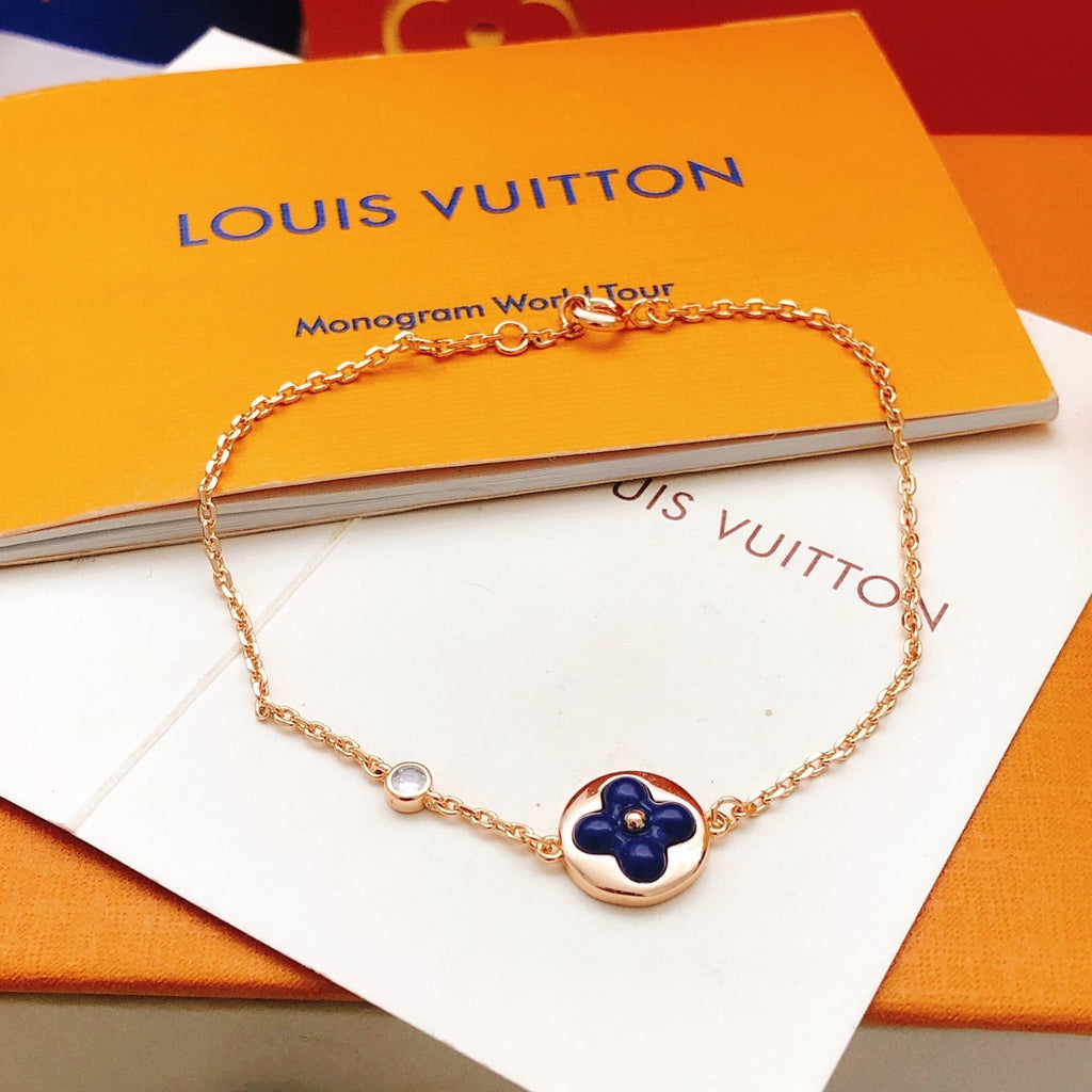 Blue Mother-of-Pearl Bracelet product image 1, provided for visual reference and product detail review