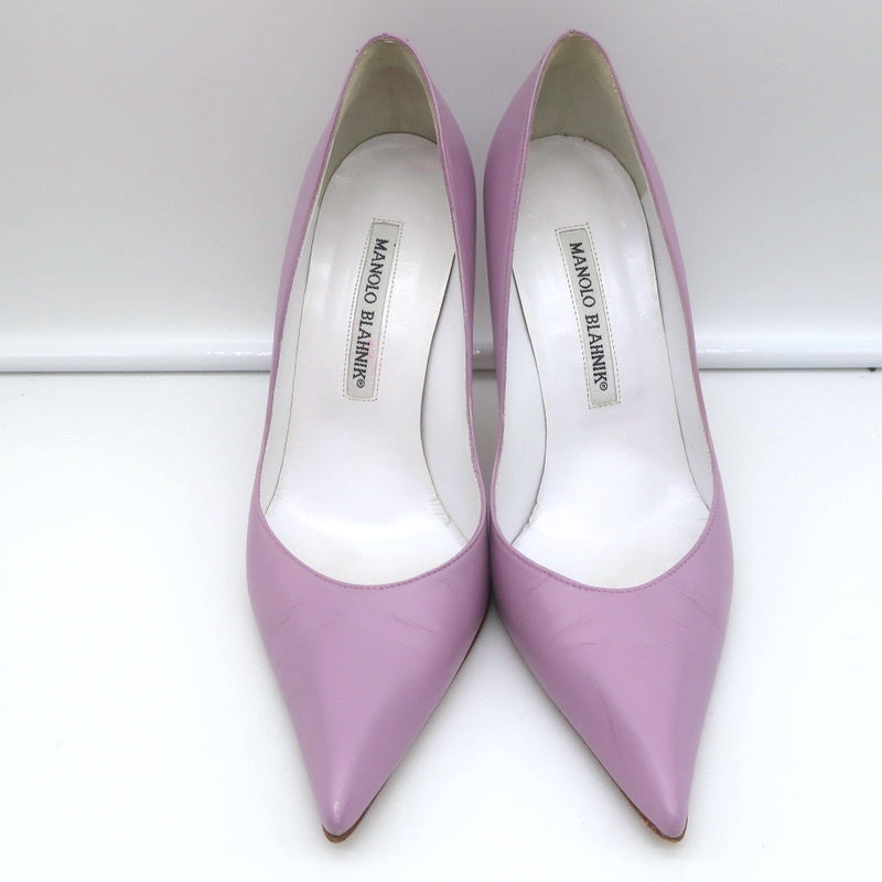 Manolo Blahnik Pumps Lavender Leather Size 36 Pointed Toe Heels product image 4, provided for visual reference and product