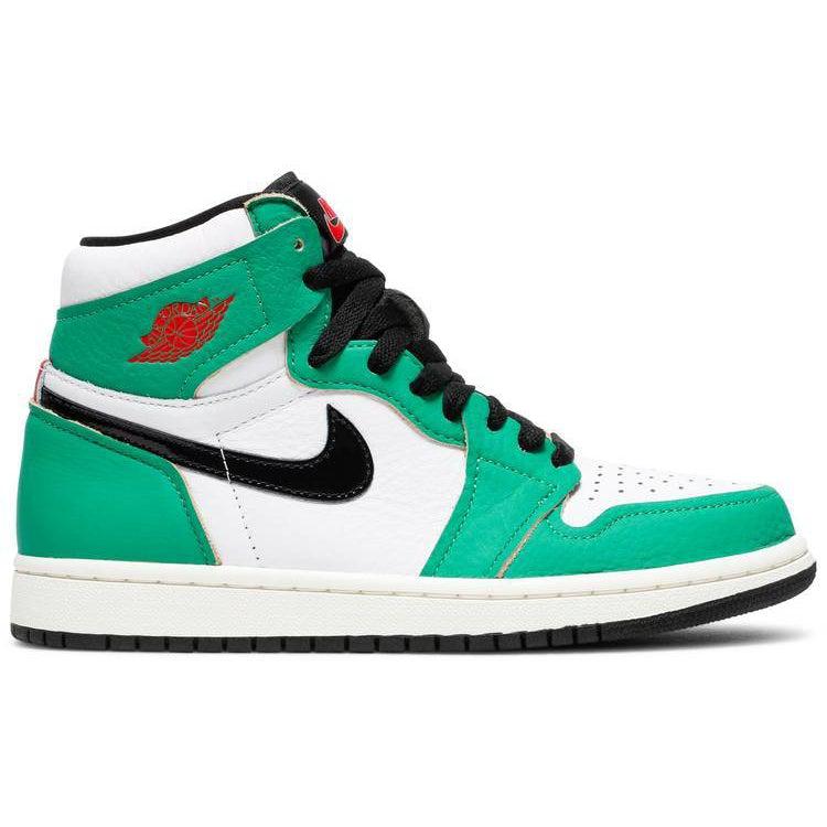 Nike Wmns Air Jordan 1 Retro High OG 'Lucky Green' product image 1, provided for visual reference and product detail review