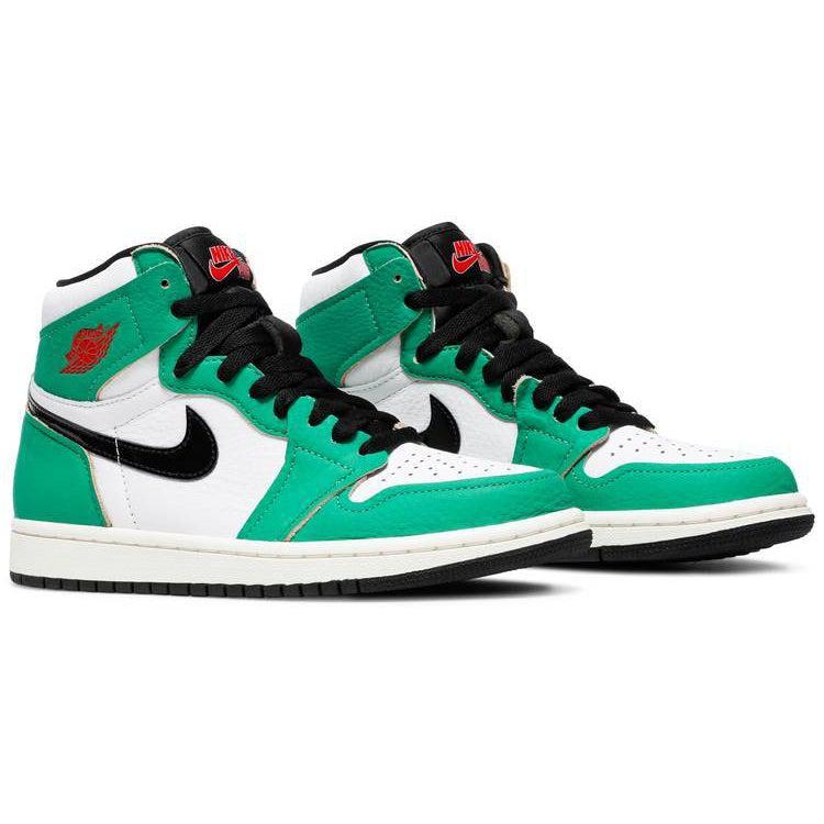 Nike Wmns Air Jordan 1 Retro High OG 'Lucky Green' product image 5, provided for visual reference and product detail review