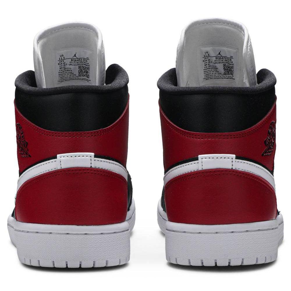Nike Wmns Air Jordan 1 Mid 'Noble Red' product image 3, provided for visual reference and product detail review