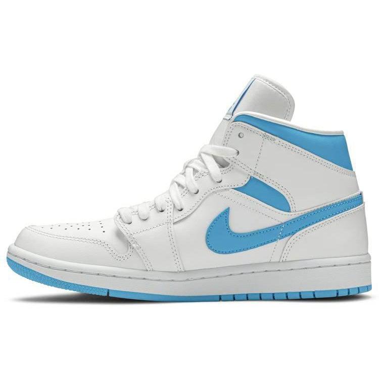 Nike Wmns Air Jordan 1 Mid 'UNC' product image 2, provided for visual reference and product detail review