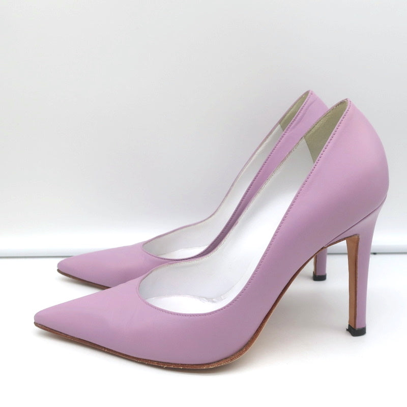 Manolo Blahnik Pumps Lavender Leather Size 36 Pointed Toe Heels product image 7, provided for visual reference and product